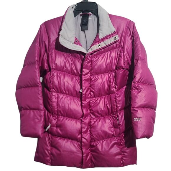 The North Face Pink 550 Down Puffer Size Medium - Picture 1 of 7